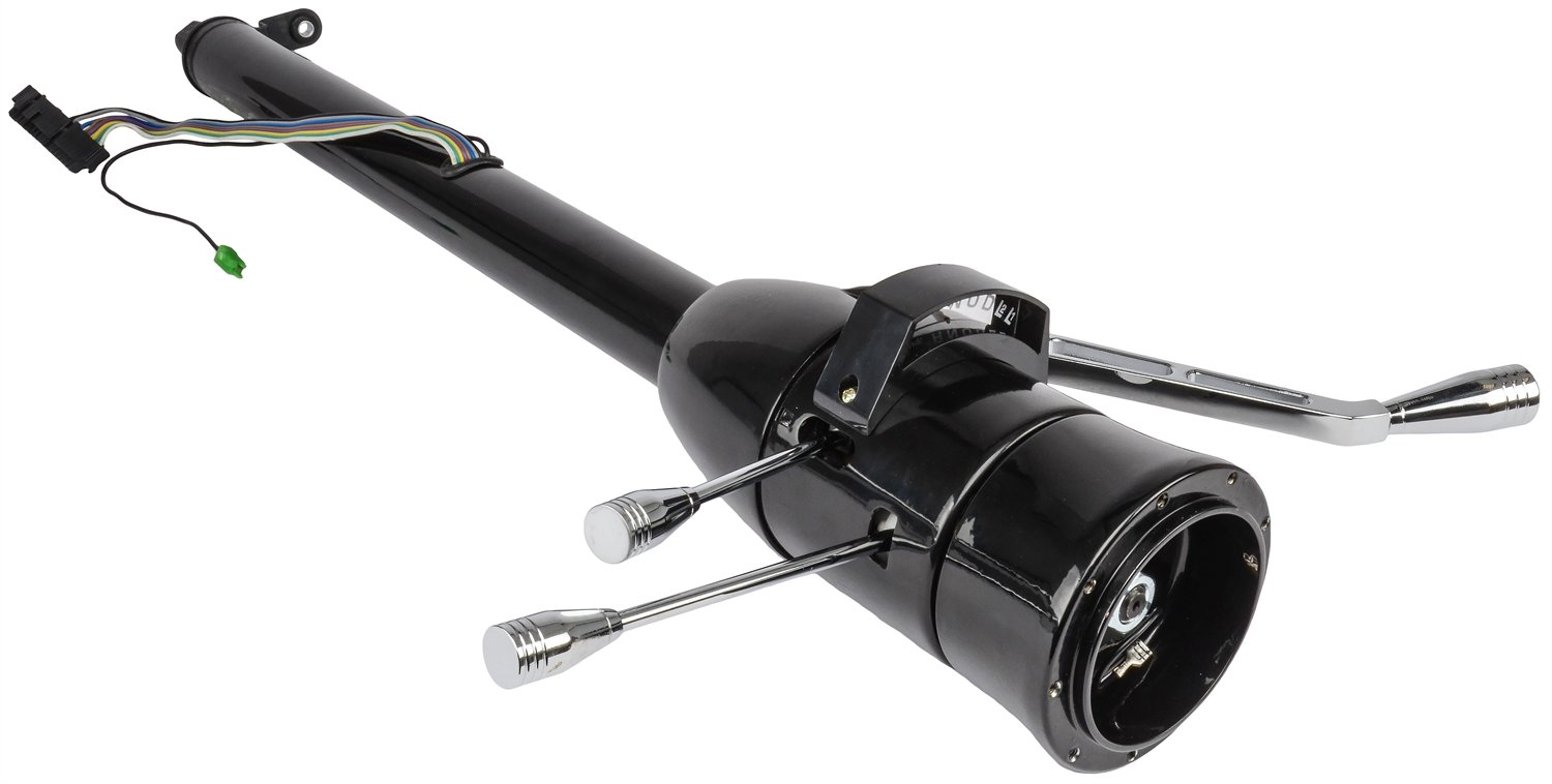 Tilt Steering Column, Black Powder Coated, Column Shift